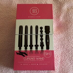 Bombay Professional Curling Wand Set - Pink and White
